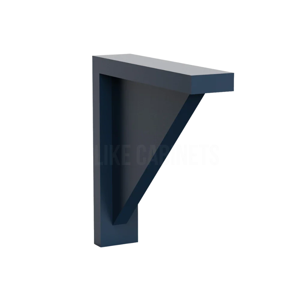 Navy Blue Shaker Cabinet Corbel 9''H