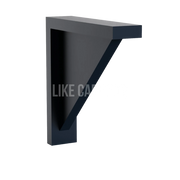 Navy Blue Shaker Cabinet Corbel 9''H