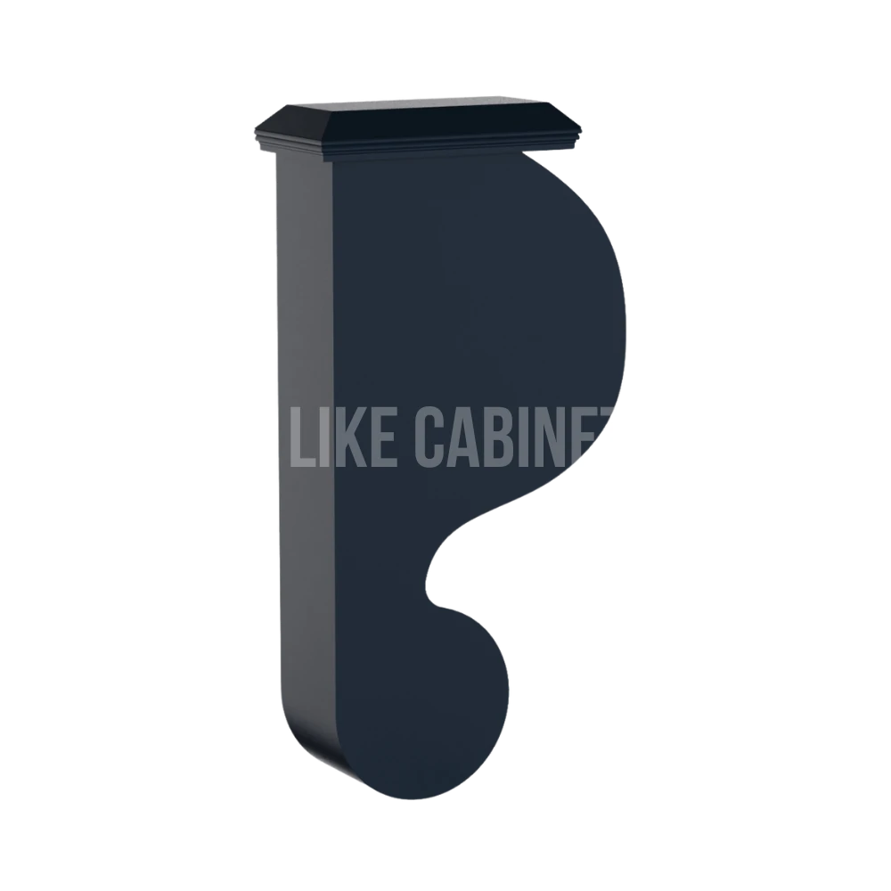 Navy Blue Shaker Corbel 12 3/4''H