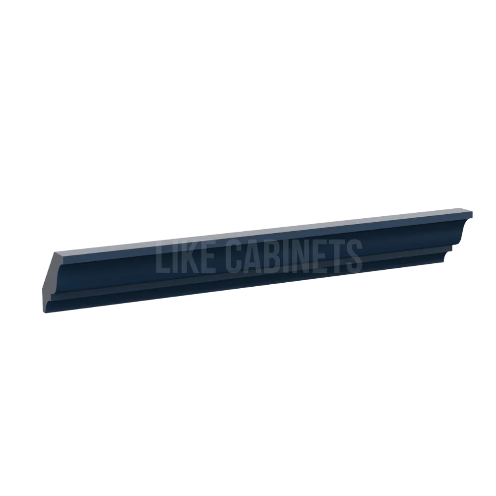 Navy Blue Shaker Crown Moulding