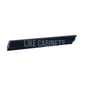 Navy Blue Shaker Crown Moulding