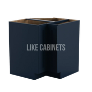 Navy Blue Shaker Easy Reach Base Cabinet