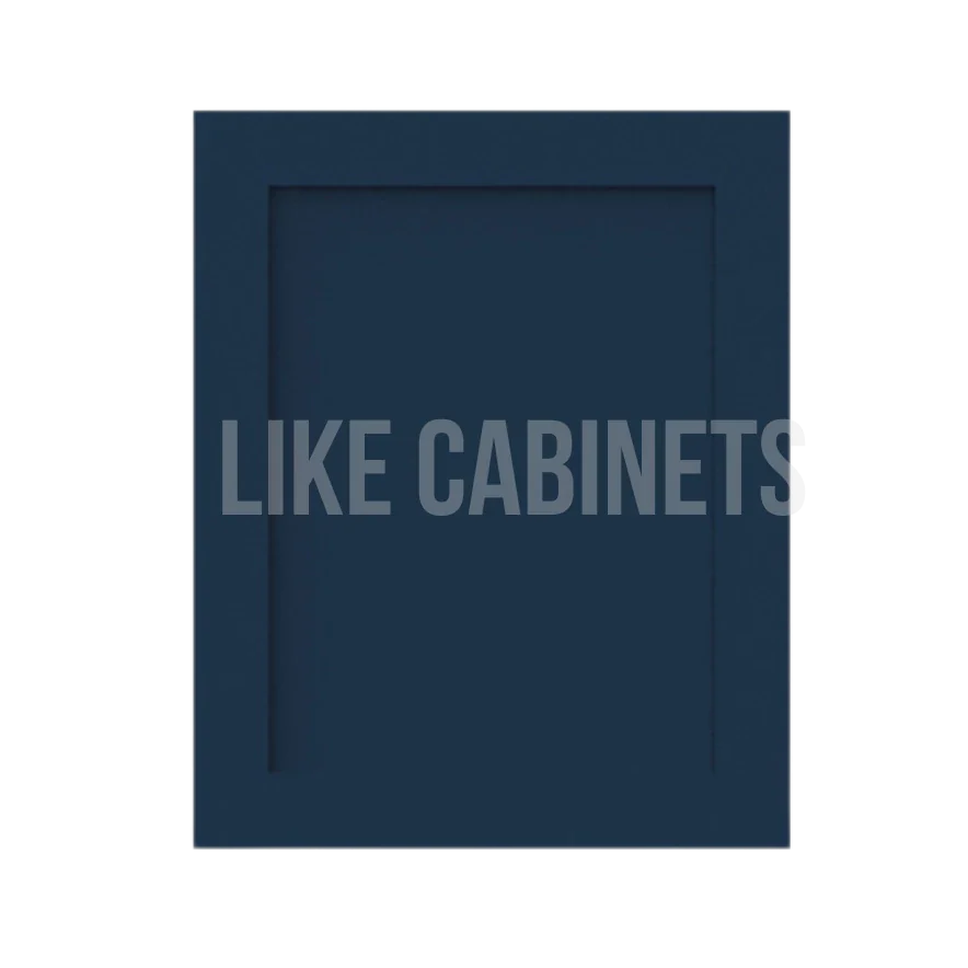 Navy Blue Shaker Cabinet Sample Door