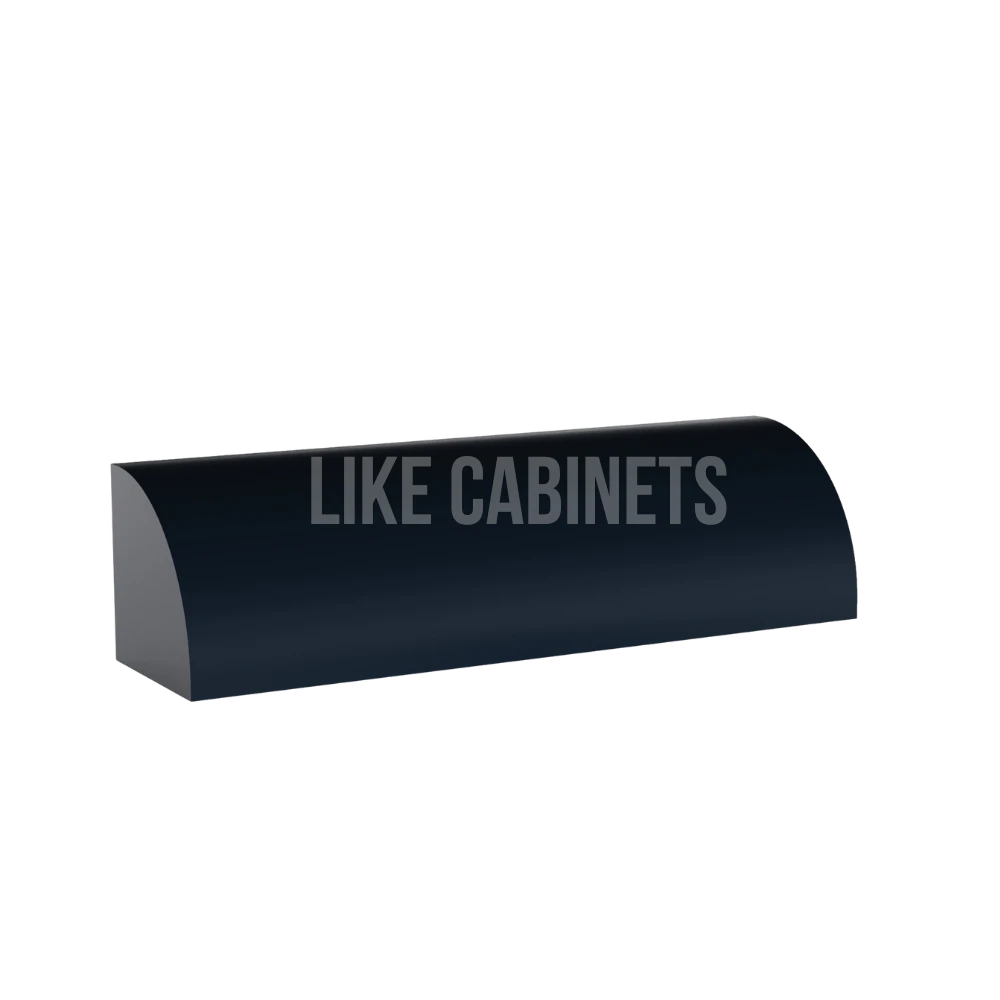 Navy Blue Shaker Shoe Moulding