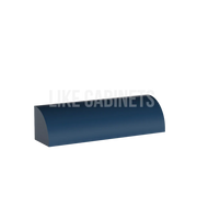 Navy Blue Shaker Shoe Moulding