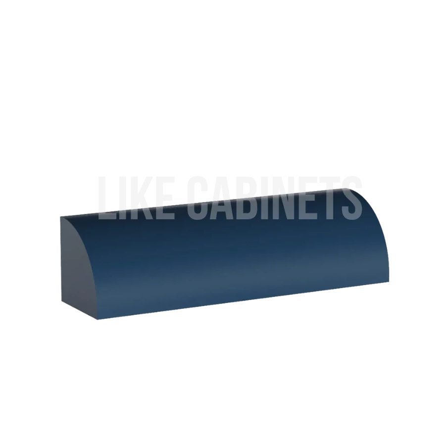 Navy Blue Shaker Shoe Moulding