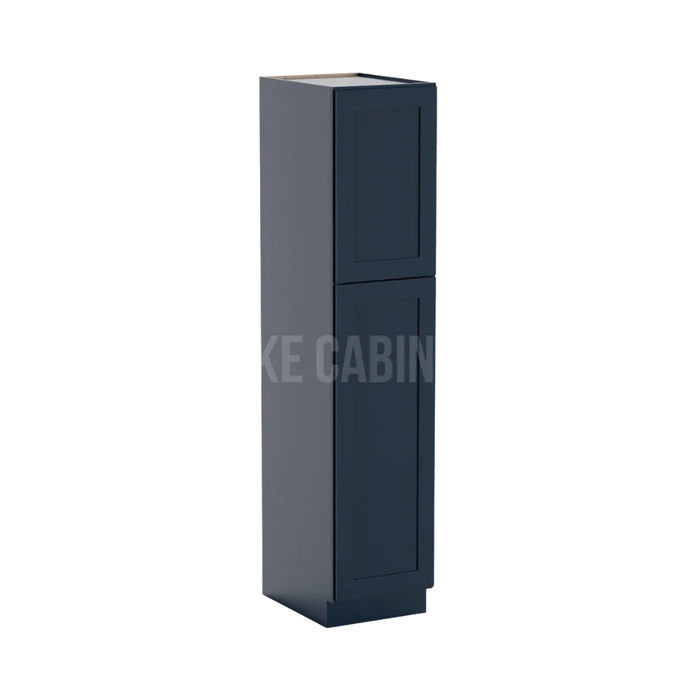 Navy Blue Shaker 18'' W Utility Pantry Cabinet