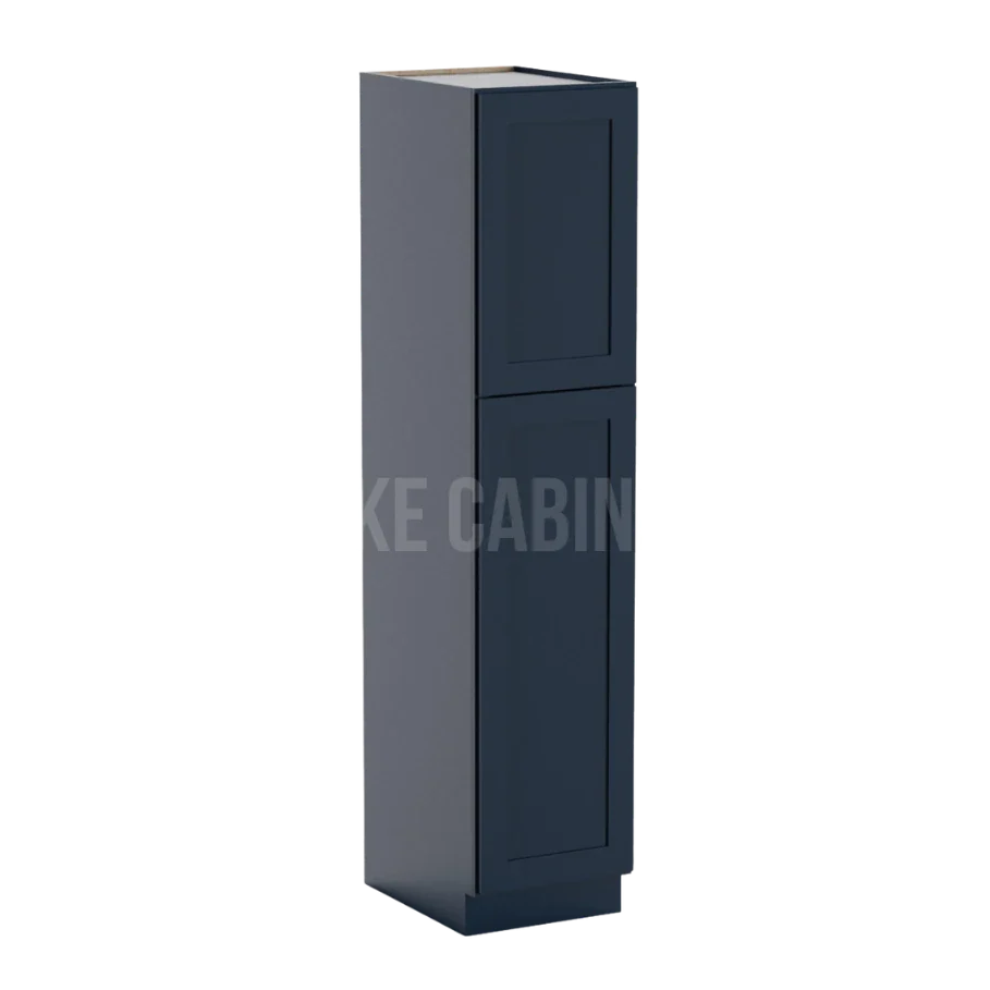 Navy Blue Shaker 18'' W Utility Pantry Cabinet