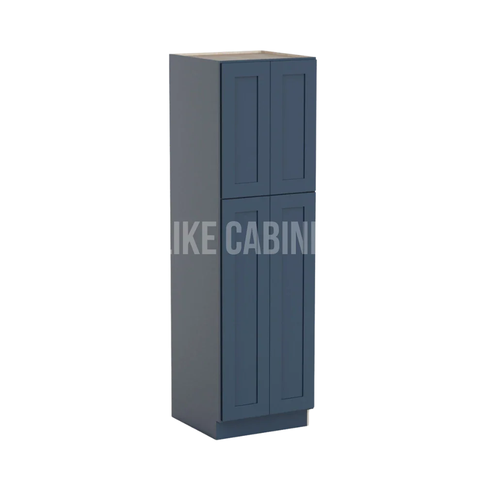 Navy Blue Shaker 24'' W Utility Pantry Cabinet