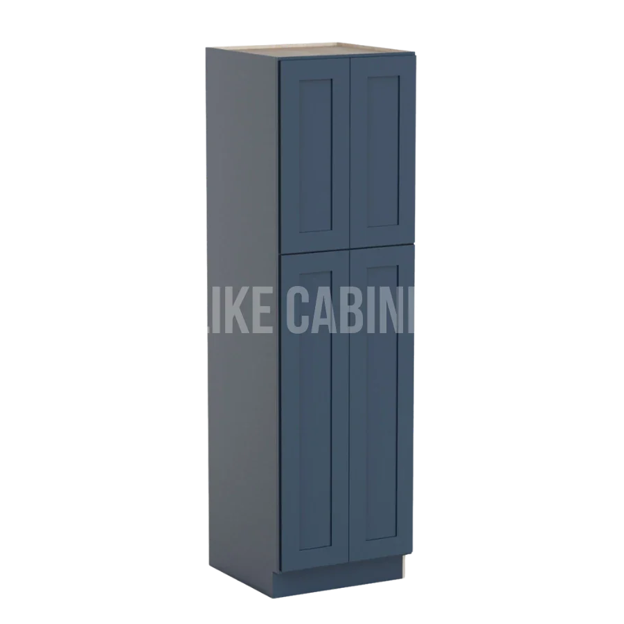 Navy Blue Shaker 24'' W Utility Pantry Cabinet