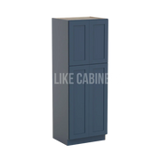 Navy Blue Shaker 30'' W Utility Pantry Cabinet
