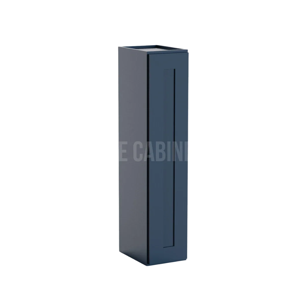 Navy Blue Shaker 42'' H Single Door Wall Cabinet