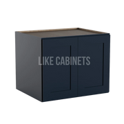 Navy Blue Refrigerator Wall Cabinet 30''W 24''D 24''H