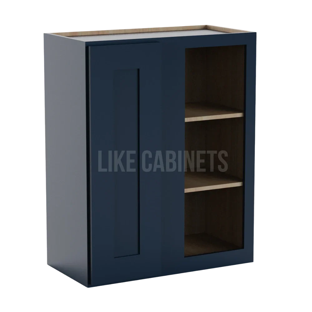 Navy Blue Shaker 30'' H Wall Blind Cabinet