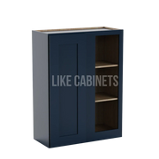 Navy Blue Shaker 36'' H Wall Blind Cabinet