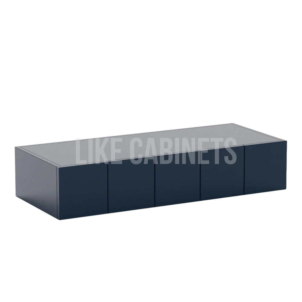 Navy Blue Shaker Wall Spice Drawer