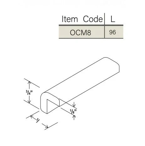 Double Dove White Outside Corner Moulding