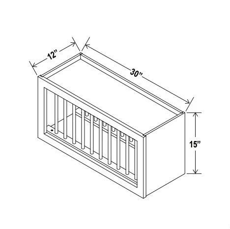 Aston Green Plate Rack