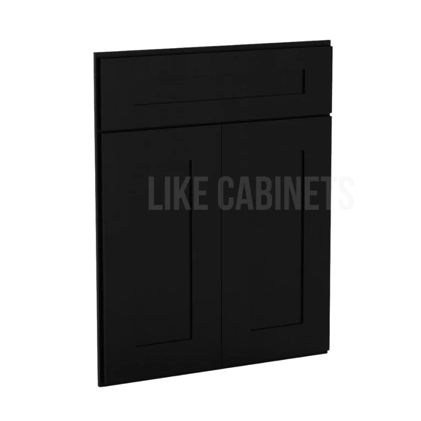 Iron Black Corner Sink Base Front