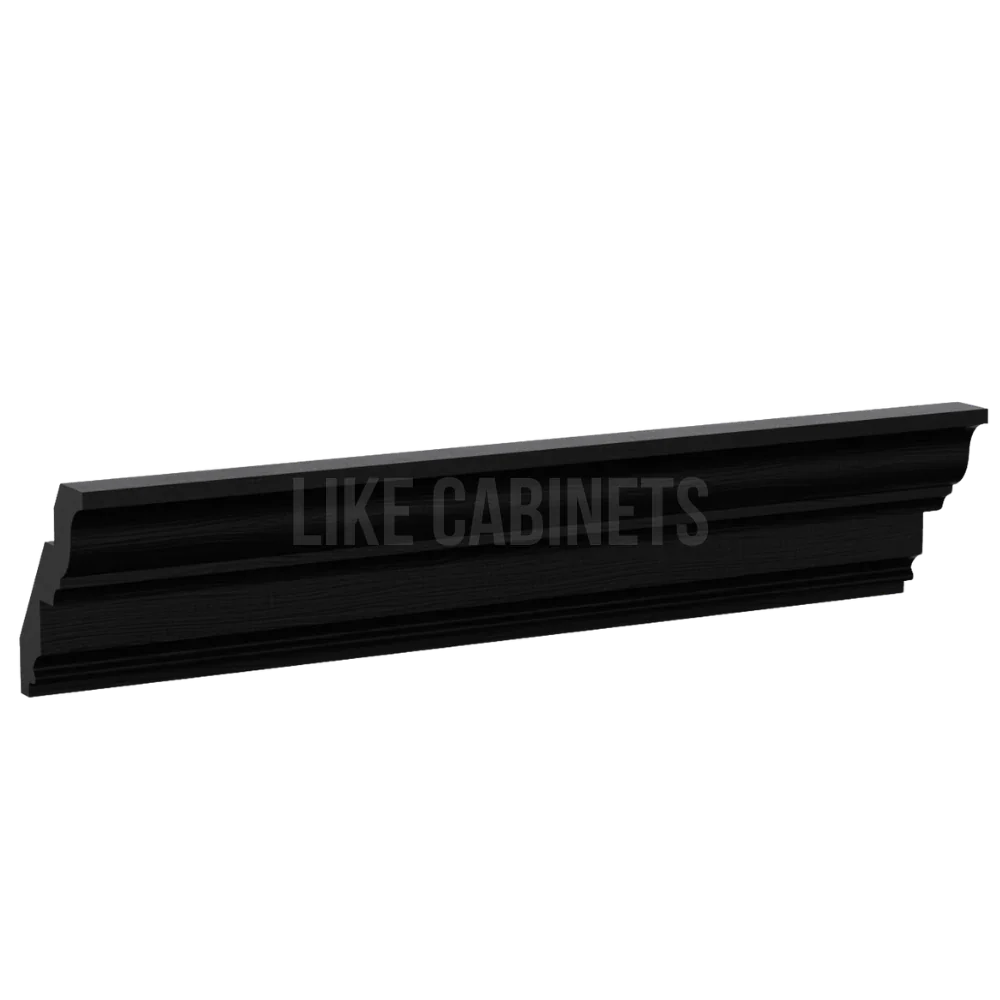 Iron Black Inset Crown Moulding