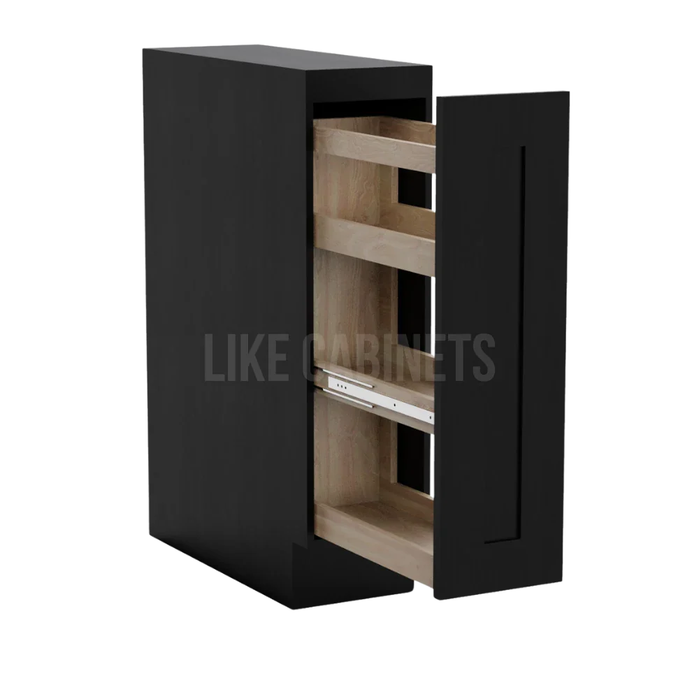 Iron Black Spice Pull Base Cabinet