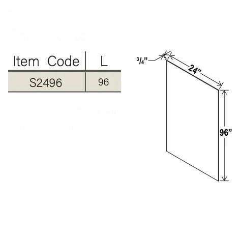 Aston Green Shelf Board