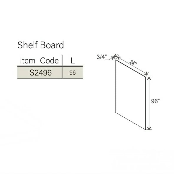 Slim Shaker Green Shelf Borad