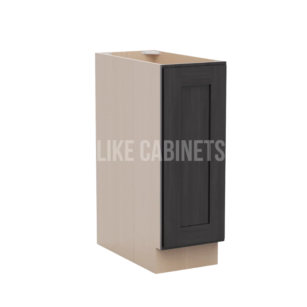 Smokey Ash Full Height Single Door Base Cabinet