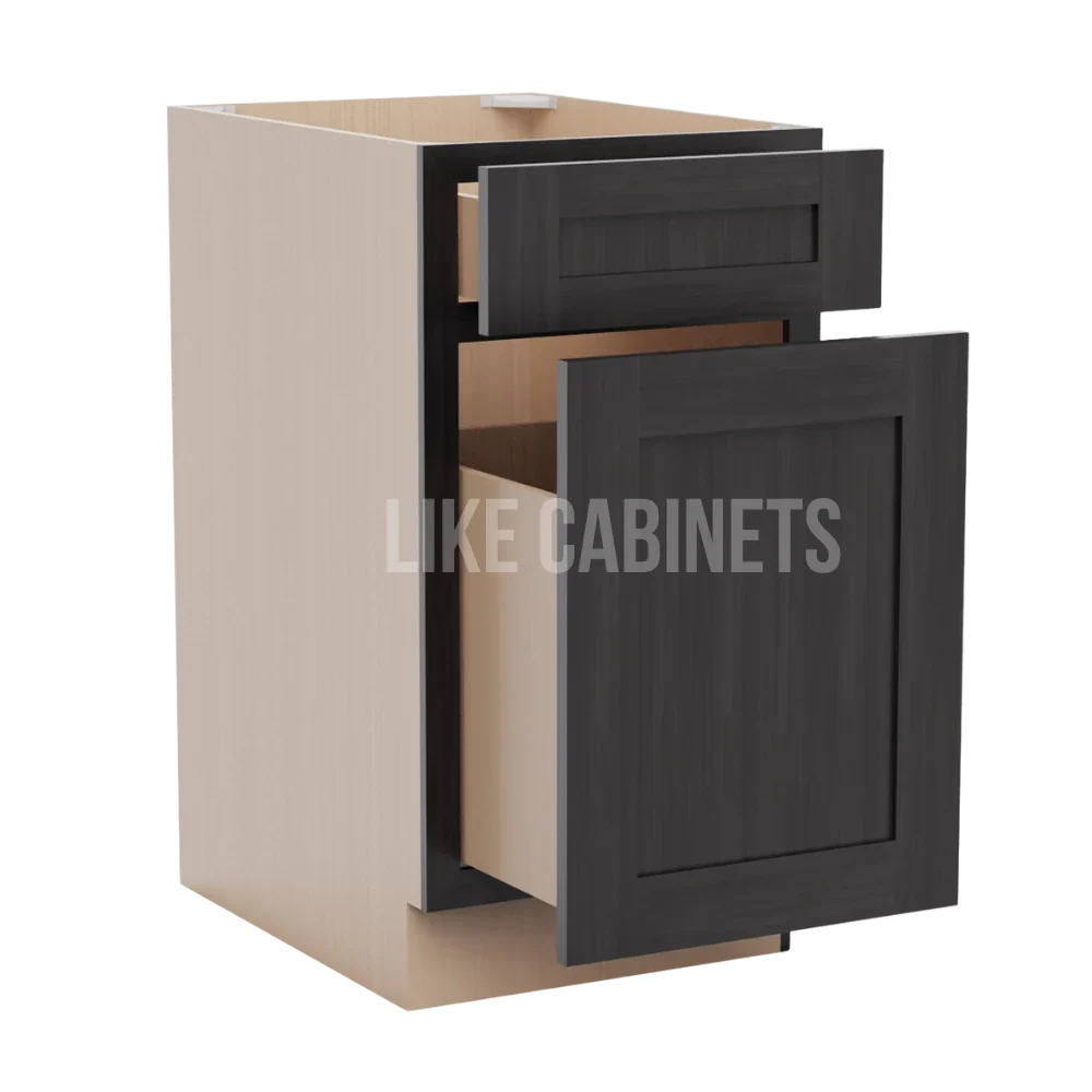 Smokey Ash Trash Base Cabinet