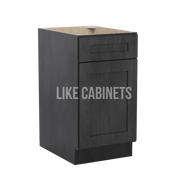 Smokey Ash Trash Base Cabinet