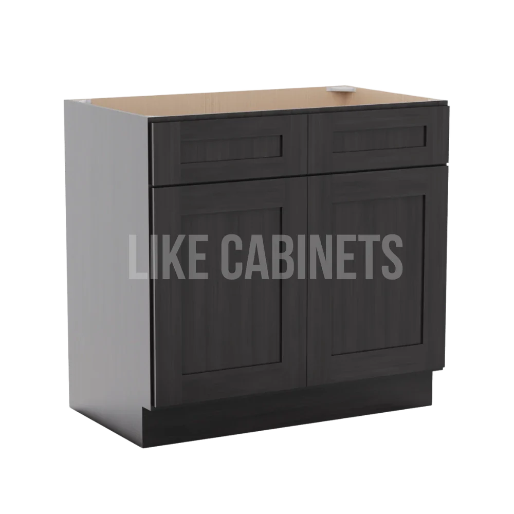 Smokey Ash Vanity Sink Base Cabinet