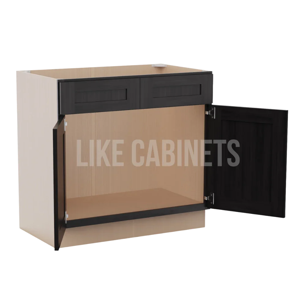 Smokey Ash Vanity Sink Base Cabinet