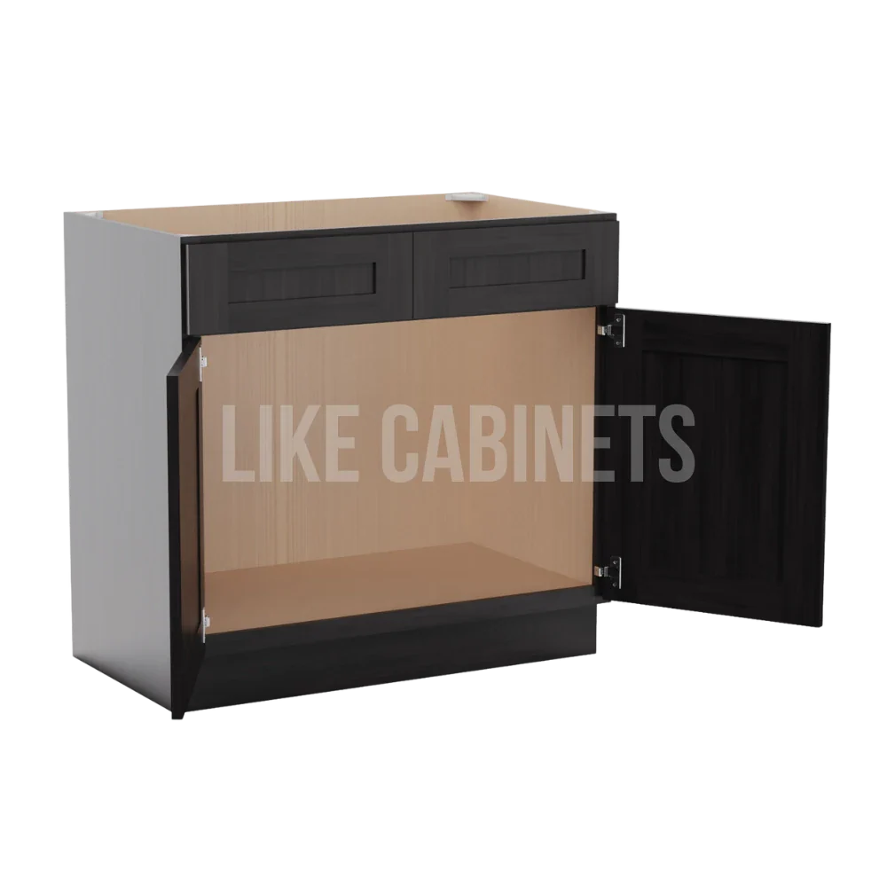 Smokey Ash Vanity Sink Base Cabinet