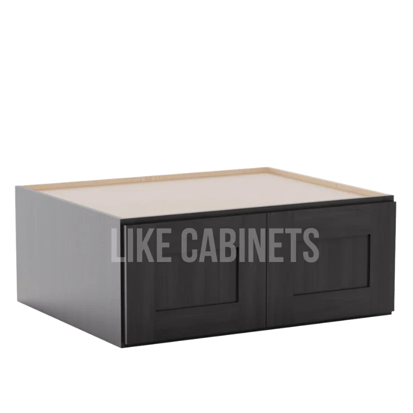 Smokey Ash Refrigerator Wall Cabinet 30''W 24''D 15''H