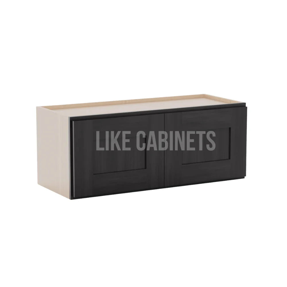 Smokey Ash 15'' H Double Door Wall Cabinet