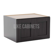 Smokey Ash Refrigerator Wall Cabinet 30''W 24''D 18''H