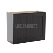 Smokey Ash 24'' H Double Door Wall Cabinet