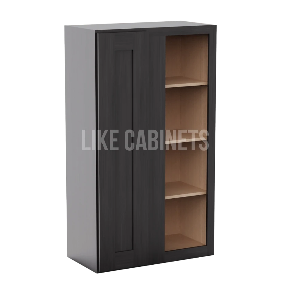 Smokey Ash 42'' H Wall Blind Corner Cabinet