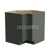 Slim Aston Green Easy Reach Base Cabinet