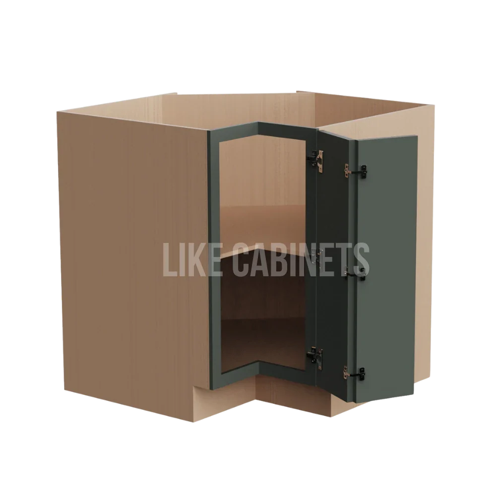 Slim Aston Green Easy Reach Base Cabinet