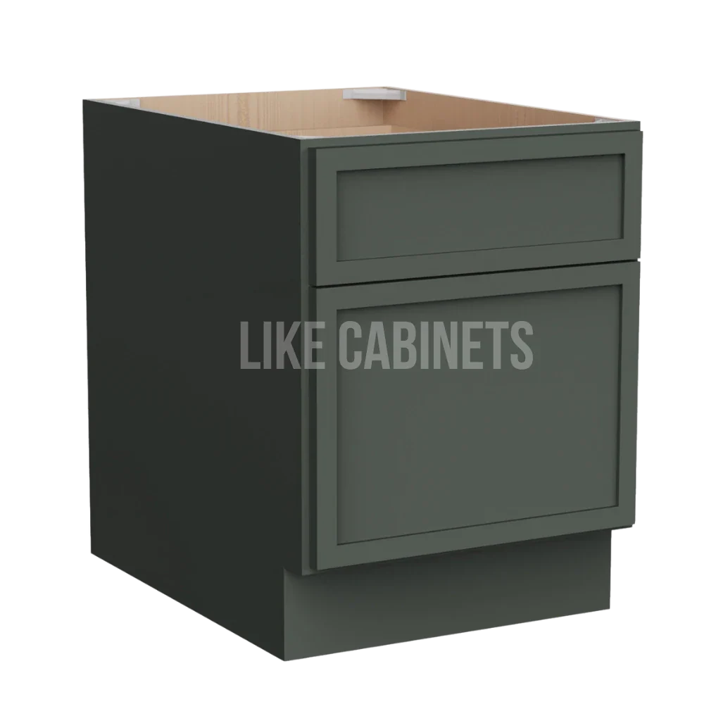 Slim Aston Green MINI Base Cabinet