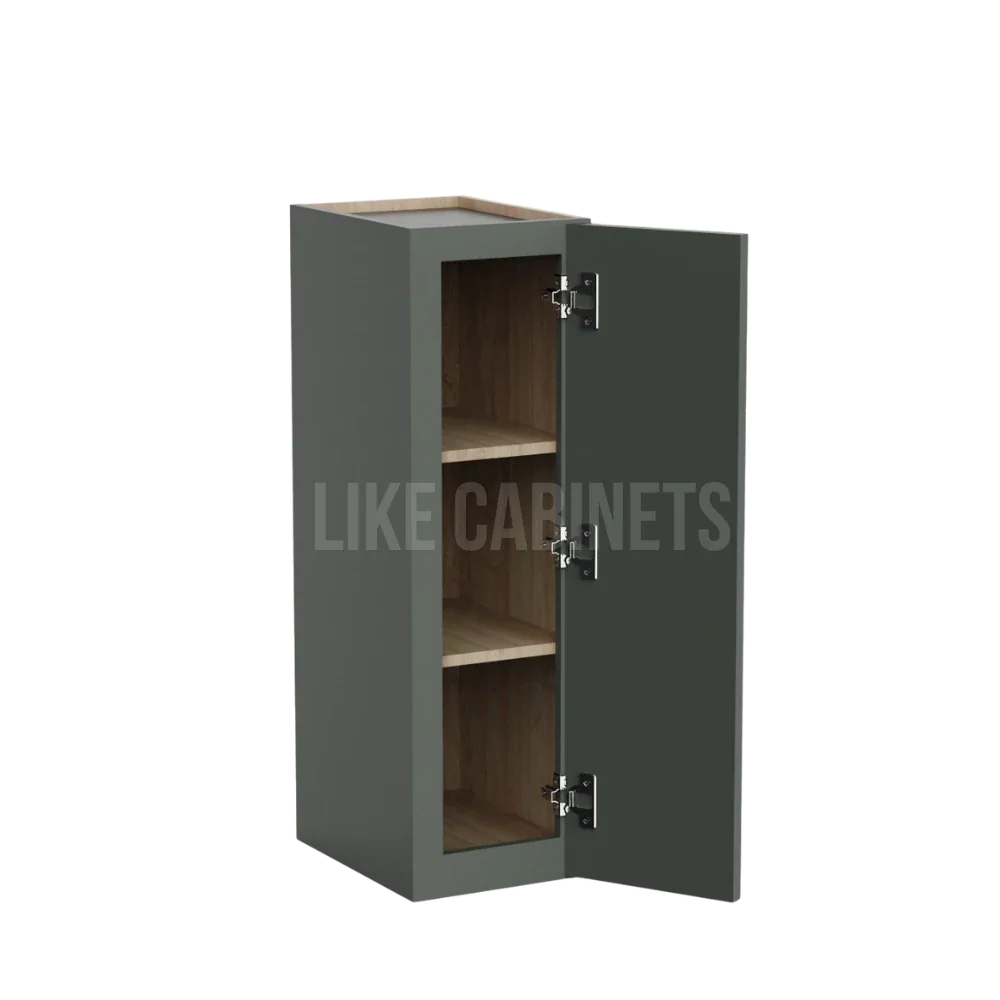 Slim Aston Green 30'' H Single Door Wall Cabinet