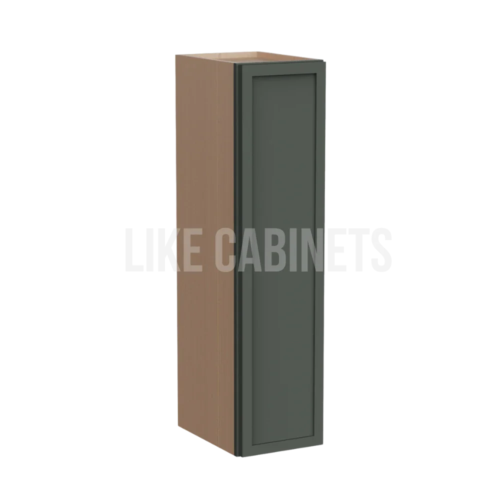 Slim Aston Green 36'' H 9"W Single Door Wall Cabinet