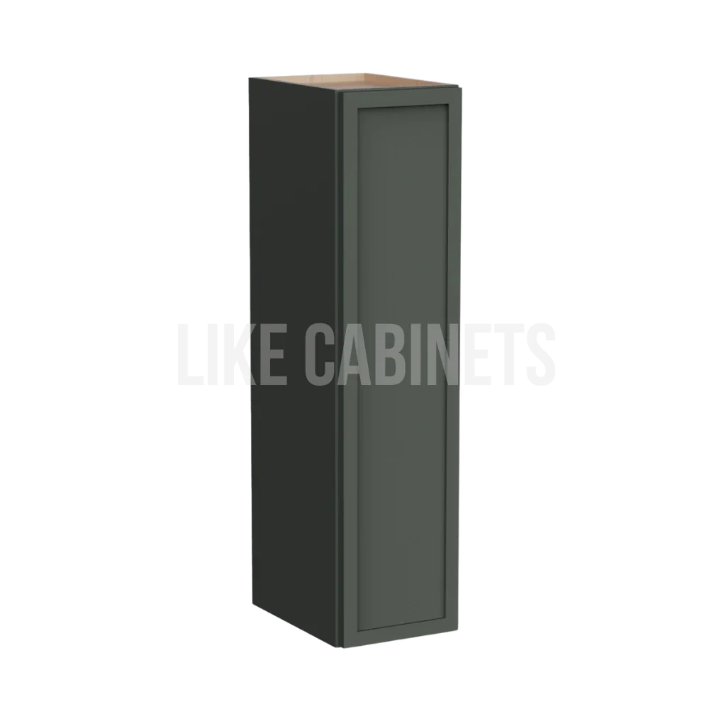 Slim Aston Green 36'' H 9"W Single Door Wall Cabinet
