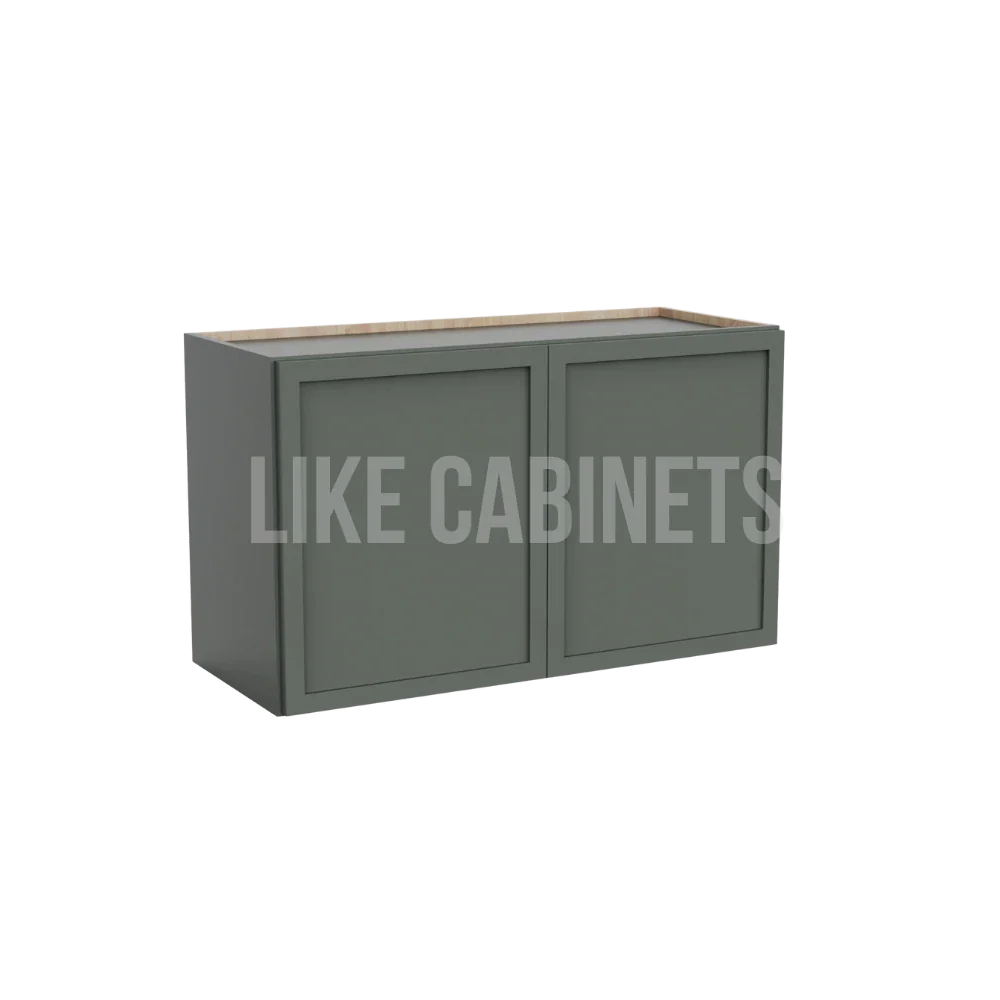 Slim Aston Green 18'' H Double Door Wall Cabinet