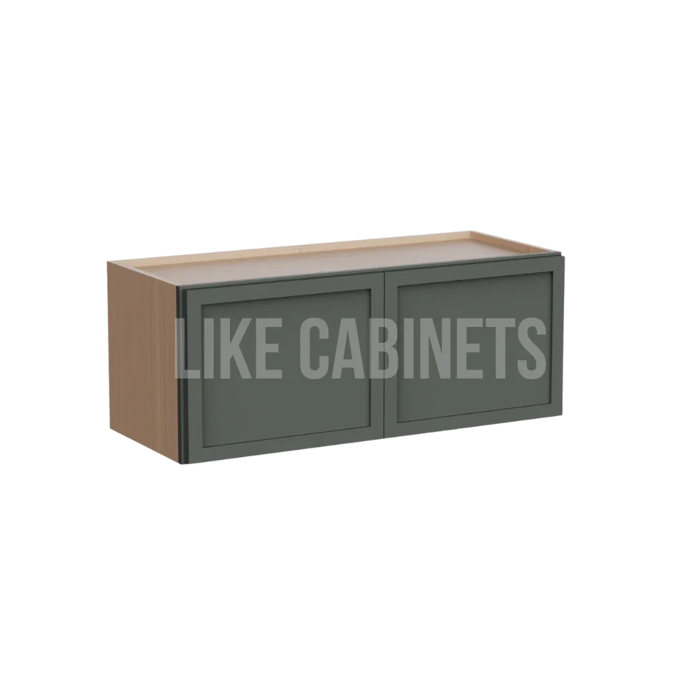 Slim Aston Green 12'' H Double Door Wall Cabinet