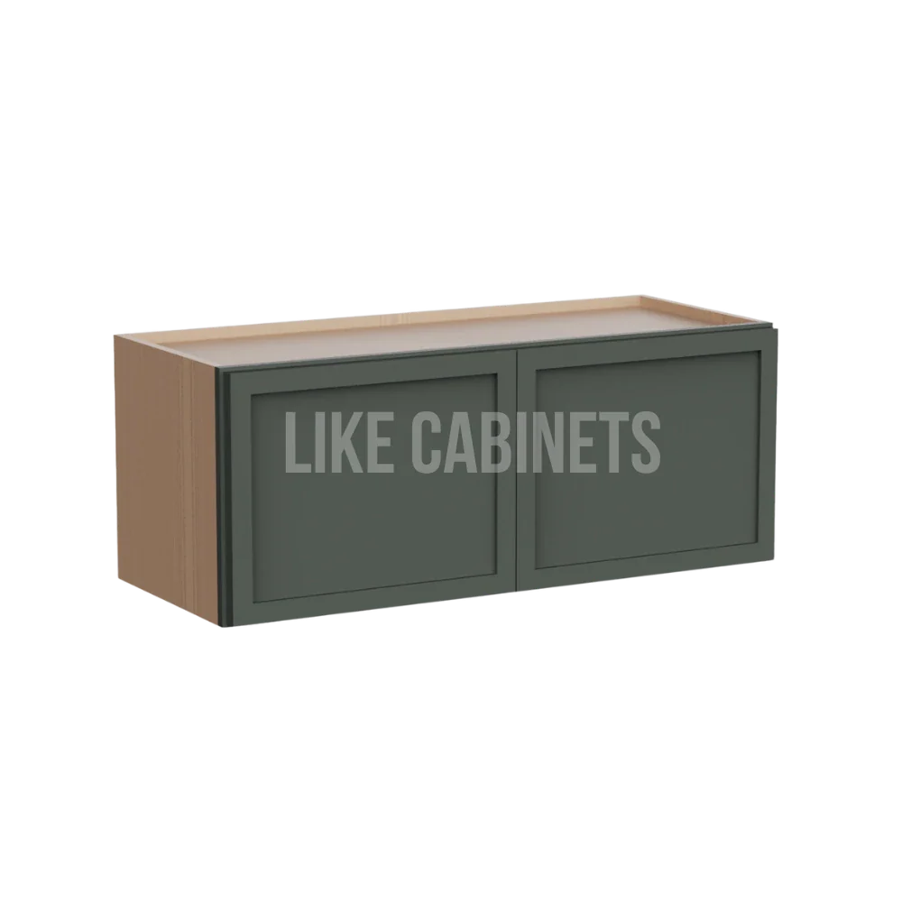 Slim Aston Green 15'' H Double Door Wall Cabinet