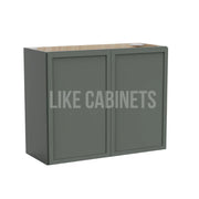Slim Aston Green 24'' H Double Door Wall Cabinet