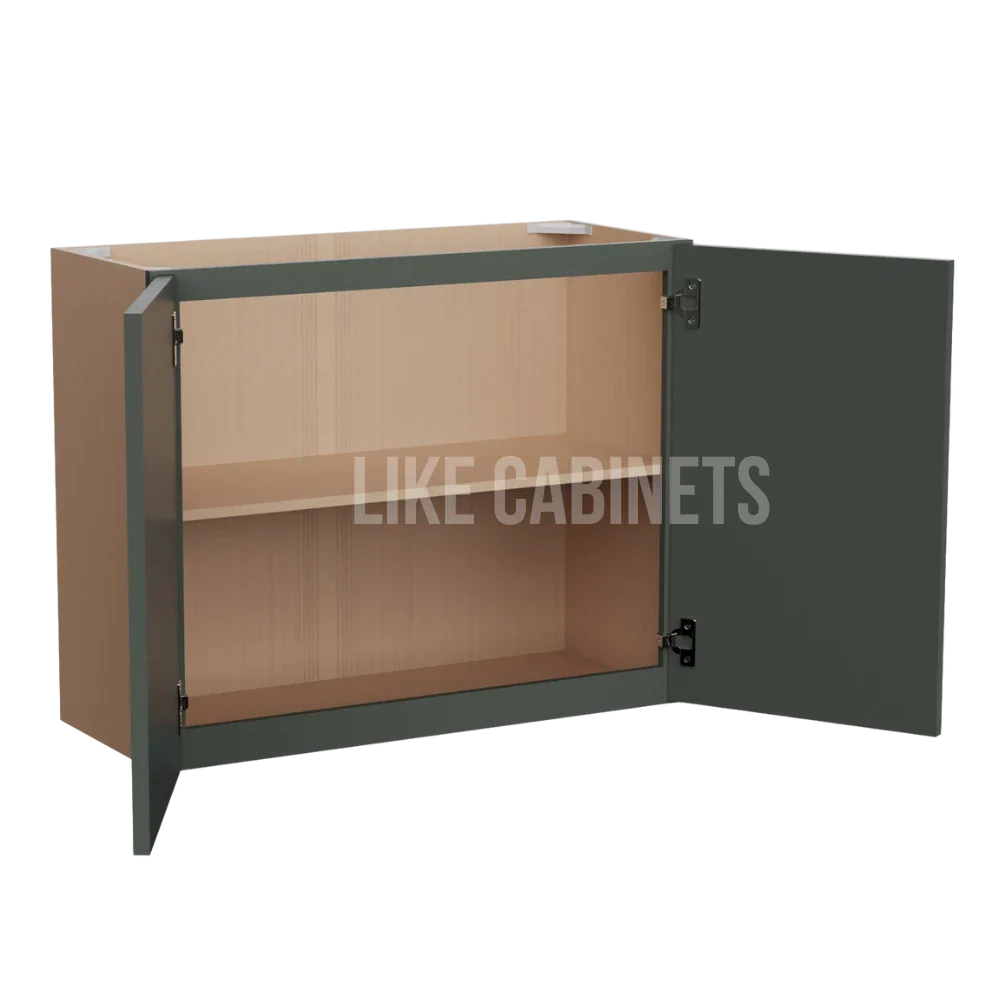 Slim Aston Green 24'' H Double Door Wall Cabinet