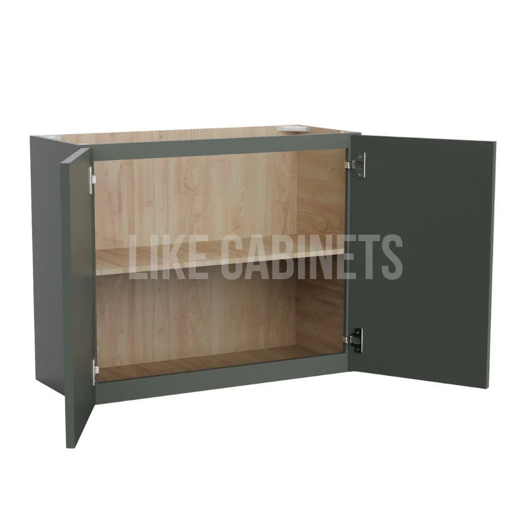 Slim Aston Green 24'' H Double Door Wall Cabinet